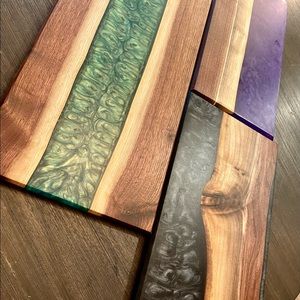 Charcuterie board - live edge